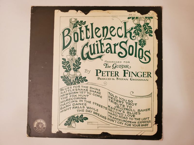 Peter Finger Bottleneck Guitar Solos vinyl record
